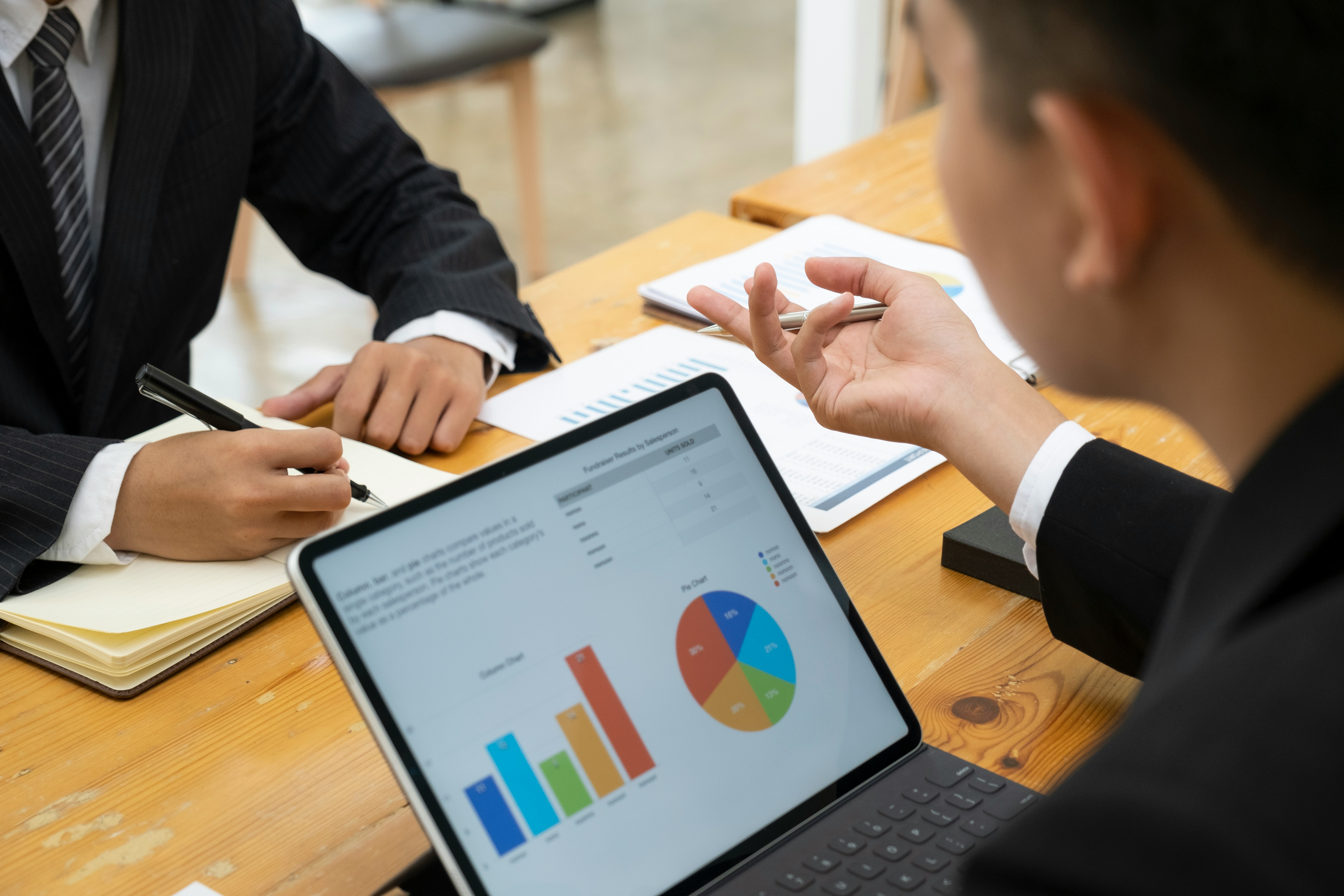 Team reconciling monthly accounts